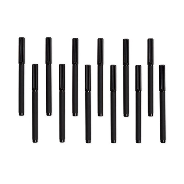 Paperperfect 0.7 mm Fine Catalina Porous Point Stick Pen, Black, 12PK PA3761221 - main